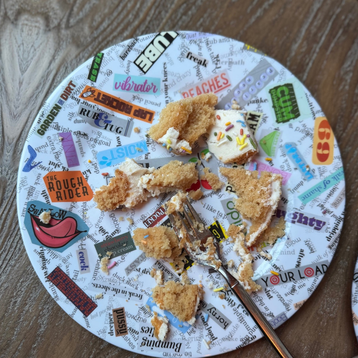 Plate before the reveal